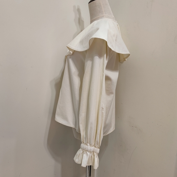 Dungaree ruffle blouse - Picture 4 of 10